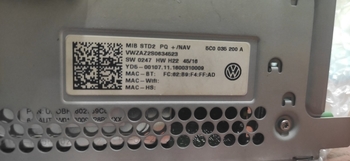 Volkswagen 5C0035200A (штатна)